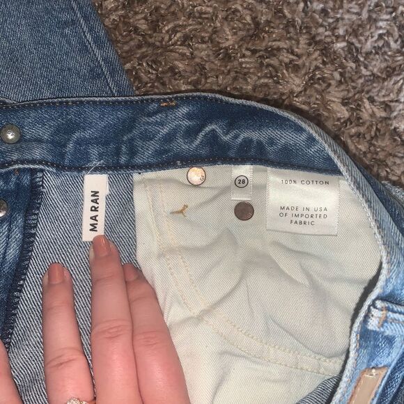 GRLFRND Maran straight 100% cotton jeans, size 28. - Picture 6 of 12